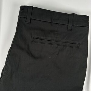 Birddogs Pants Mens 36 x 32 Black Stretch Chino Golf Zip Pocket Performance EUC